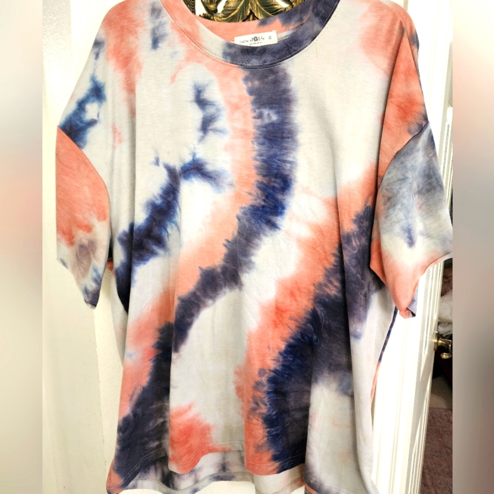 Natural life oversized t shirt, boho, hippie